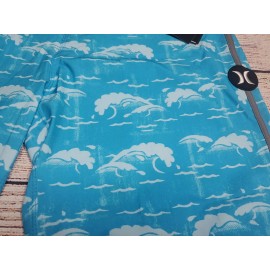 Hurley Men's Phantom Oak Street 20" Boardshorts Light Blue Fury 28 BQ1952 433