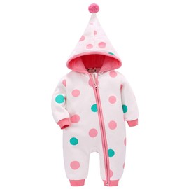 Bebone baby Clothes Newborn Outfits Boys Girls Jumpsuit (Pink, 6-9 Months)