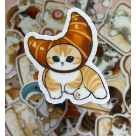 Unbranded 18 Mofusand Cat Stickers – Cute Japanese Aesthetic Waterproof vinyl Kawaii
