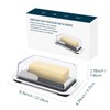 KITCHENDAO Airtight Butter Dish with Lid and Knife Spreader for