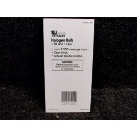 EXTRALIFE NOS! EXTRALIFE TUNGSTEN HALOGEN 150 WATT QUARTZ BULB, 150 T3/Q/CL