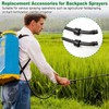 One PVC nylon reinforced spray replacement hose, 47.24 inch garden