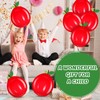 60 Pcs Back to School Inflatable Apples Balloons Sets The