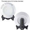 Tatuo 4 Packs Wooden Display Stand Decorative Plate Stands for