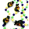 Generic Alligator Chef Mardi Gras Bead Necklace Gator Louisiana