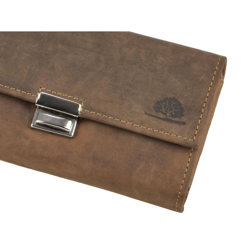 Greenburry Waiter's Wallet Set Leather Brown Antique Waiter's Set Wallet