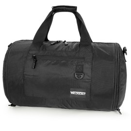 Wildroad Travel Bags for Men, Gym Bag & Duffle Bag for Travel, Carry on Bag Duffel Bag 3 IN 1 Expandable Overnight Weekender Bag (Black, Large-50L+ Gym Bag)