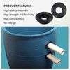 8 Pack 1" Vsttar Flexible Tank Adapter (Bulkhead), Flexible Pipe-to-Tank