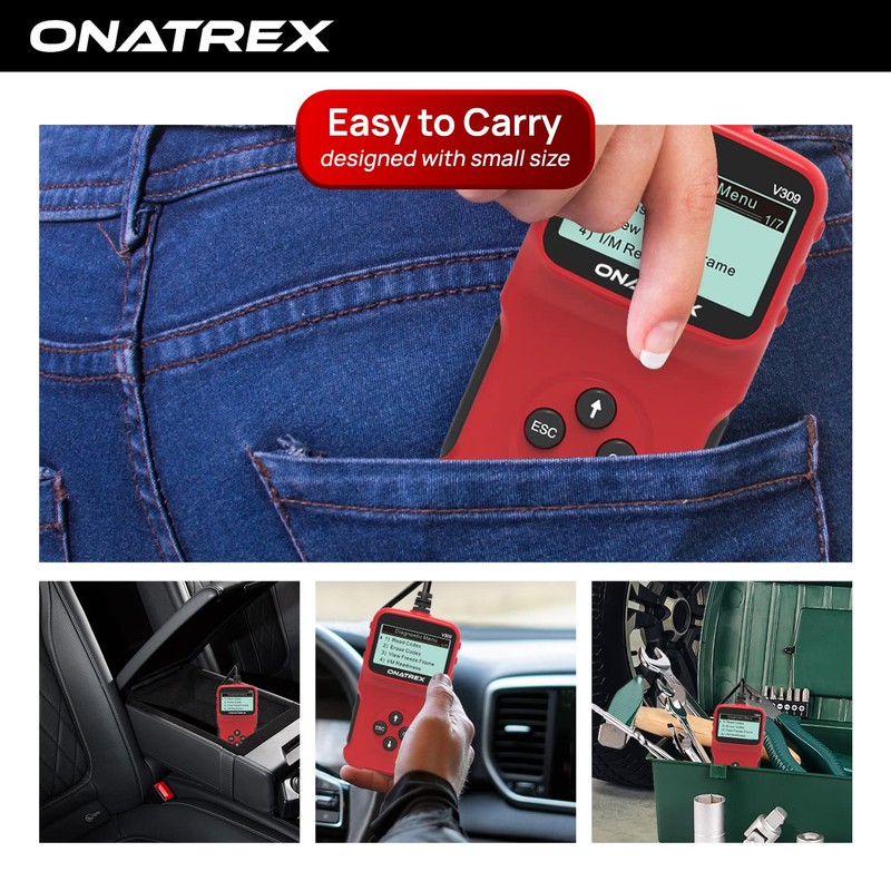 ONATREX OBD2 Scanner Code Reader Fault Code Reader Scanner CAN