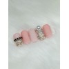 Tweed handmade nail tips - Short Round Square / 트위드