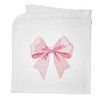 Azeeda 'Pink Bow' Cotton Baby Blanket/Shawl (BY00039371)