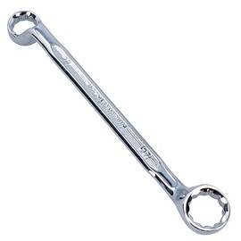 AB Tools Double Ended Metric 24mm + 27mm Ring Obstruction Spanner Wrench 75 Offset