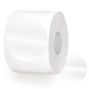 500 pcs 1 inch Round Clear Transparent Waterproof Stickers, Self-Adhesive