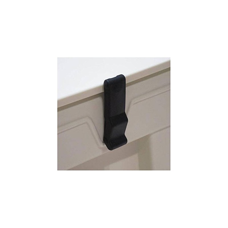 Flexible Draw Latch 4'' Soft Black Rubber Concealed Keeper OWACH