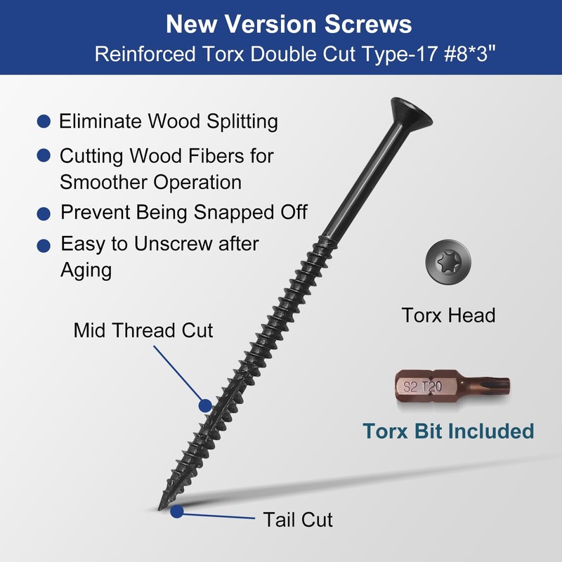 MOSECYOU Door Strike Plate Double Opening, with Reinforced Torx/Star Screws