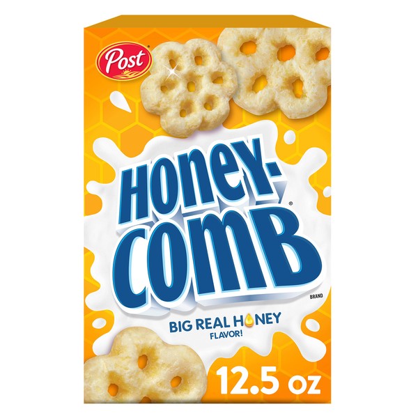Post Honeycomb cereal, Made with Real Honey, Kosher, 12.5 Ounce