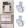 6-Piece Sliding Closet Door Roller Set, Upgraded Bearing Top Roller