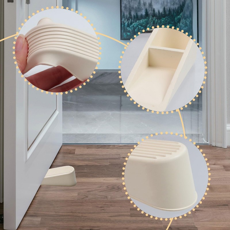 Rannb Door Stopper Door Stop Wedge Non Scratching Door Holder