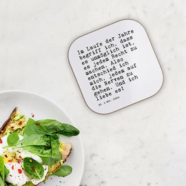 'Mr & Mrs' Panda Square Coaster with "Over the Years That It Is Not Possible to make it all right Anti-Flare So I, Agree with Me to Go on the nerves. And I Love It. Phone Shell – 100% HandmadeFibre – Wood, Glass, Glasses, Coasters, Breakfast, Party, Gift