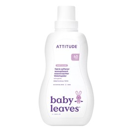 ATTITUDE Baby Fabric Softener, Plant and Mineral-Based Ingredients, HE Compatible, Vegan and Cruelty-free Laundry and Household Products, Sweet Lullaby, 40 Loads, 33.8 Fl Oz