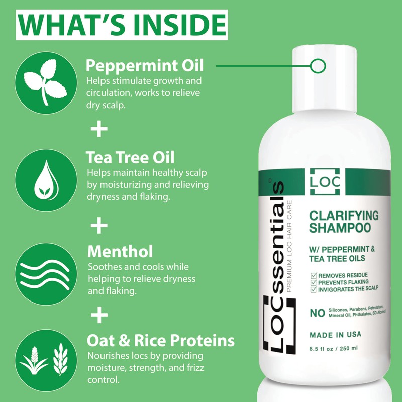 LOCssentials Clarifying Shampoo for Locs – Professional Loc Shampoo for