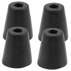 KONTONTY 4pcs Speaker Isolation Feet Rubber Floor Leg Pads for Audio Equipment Protects Floors from Scratches Easy to Install Dampers for Speakers and Amplifiers