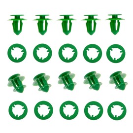 EMSea 50 Pcs Interior Door Card Trim Panel Mounting Clips A0009912771 Green Plastic Compatible With Sprinter Vito Viano W639 0009912771