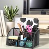 Zykphao Mesh Desk Organiser with Drawer | 6-Compartment Desk Tidy