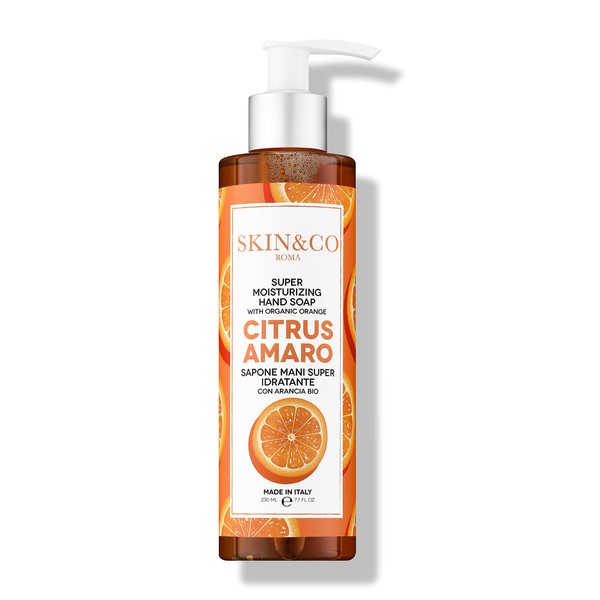 SKIN&CO Roma Citrus Amaro Hand Soap, 7.7 FL OZ