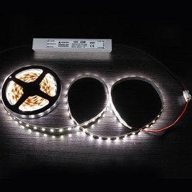 3.8A 45W 12 Volt LED Power Supply, 110V AC to 12V DC Converter, Waterproof IP67 Driver Low Voltage Transformer Power Adapter for Indoor Outdoor LED Lights