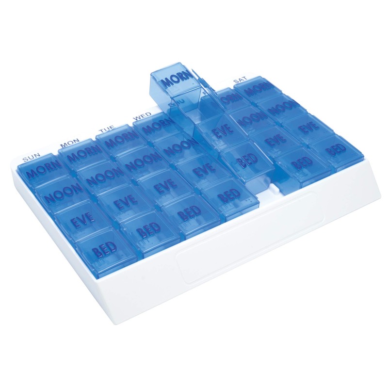 Apex 7 Day 4-Times-Per-Day Medi Tray Pill Organizer (Large)