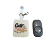 Cat, Books, CoffeeTeacher Classroom doorbell Holder, Class Bell Case Keychain