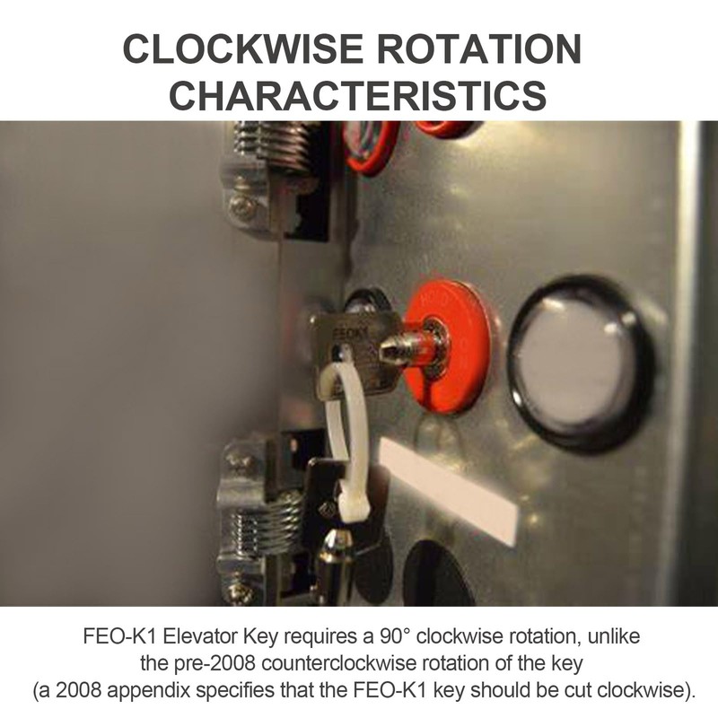 VIDABTE FEO-K1 General Elevator Key, General Escalator Fire Service Keys,