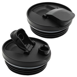 16oz Cup Lids Compatible with Nutri Ninja Blender QB3001UKS QB3000 QB3000SSW-30 QB3000QR-30 QB 3000QBK QB3001SS-30 QB3004, Smoothie Cups Replacement Parts Accessories for Ninja Blenders (2 Pack)