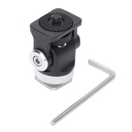 Oumij1 Mini Montaje de Zapata con 1/4 en Tornillo y Montaje Mini Monitor de Montaje de Zapata Soporte para Micrófono Flash Soporte para Pantalla, Flash, Micrófono