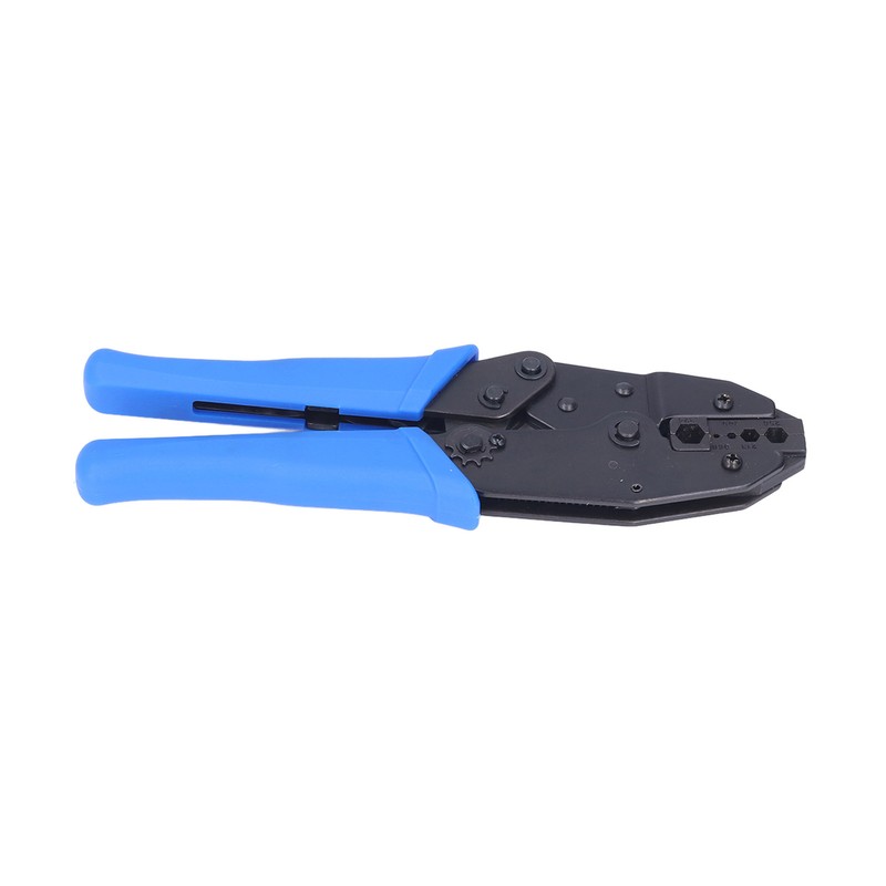 Crimping Pliers Ratchet 5 Hole Hex Coaxial Cable Terminal Cold