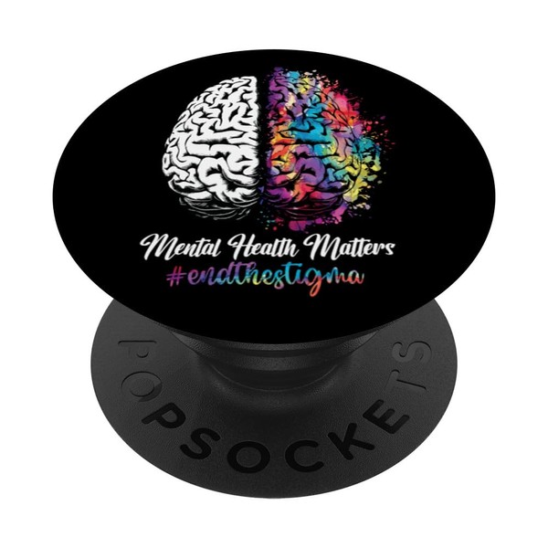 Mental Health Matters End the Stigma Brain Awareness Support PopSockets