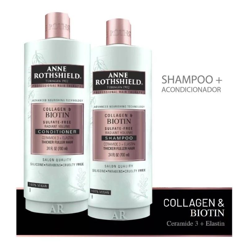 Anne Rothshield Acondicionador Anne Rothshield Colageno Y Biotina + Ceramida