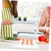 TEHAUX 4pcs Plastic Egg Holder for Refrigerator Stackable Egg Storage