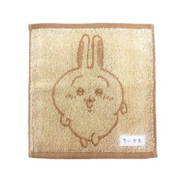 Marushin 0775004600 Mini Towel, Chiikawa, Hashiru Rabbit, Handkerchief, 100% Cotton, Characters, Antibacterial, Deodorizing, Present, Gift, Birthday