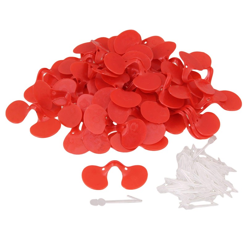 50PCS Pack PinlessEye Glasses Pheasant Poultry Blinders Spectacles Anti Pecking