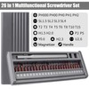 Yakamoz 26 in 1 Small Precision Screwdriver Set Phillips, Slotted,