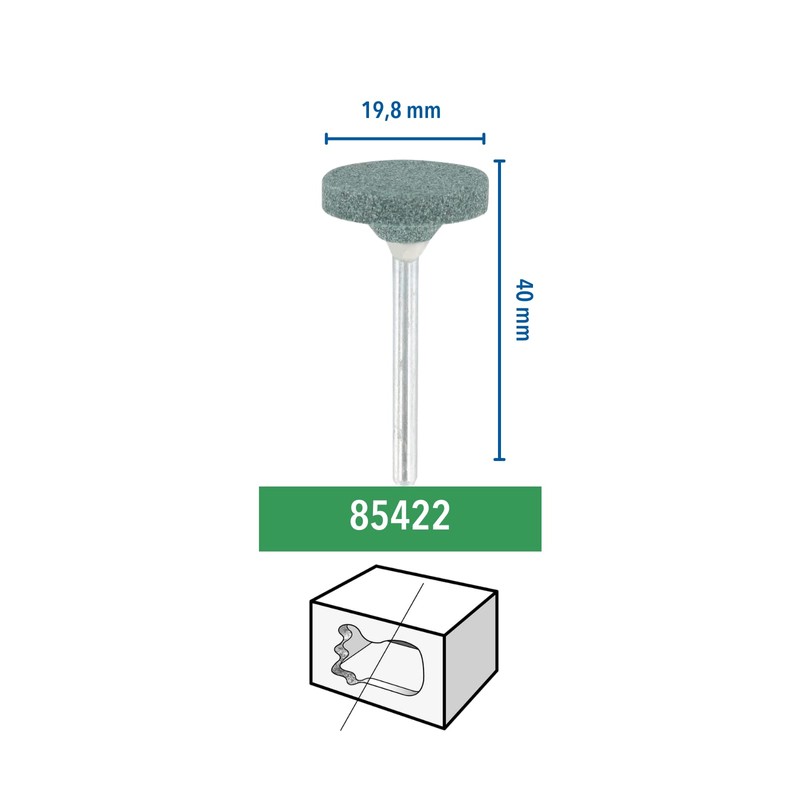 Dremel 85422 Silicon Carbide Grinding Stone for Grinding, Sharpening and
