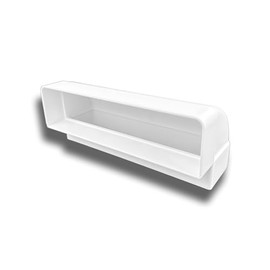 K-TECH-PRO 90° bend duct bend vertical exhaust air supply air ventilation system 125 (220 x 55)