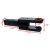 Tractor Clevis Ball Mount Coupler Receivers 2" Hitch Tube (6,000