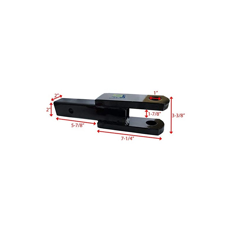 Tractor Clevis Ball Mount Coupler Receivers 2" Hitch Tube (6,000
