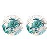2 Pack Sea Turtles Pattern Absorbent Car Coasters for Cup