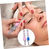 VICASKY 4pcs Eyebrow Shaping Tools Eyebrow Tweezers and Elegant Clamps
