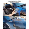 HUQUZN Antenna Ornament Bezel with Nut Manual Type Fit for