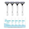 Dorco Face 4 Portable Travel Razor Shaving Gel Set / 도루코 페이스4 휴대용 여행용 면도기 쉐이빙젤 세트